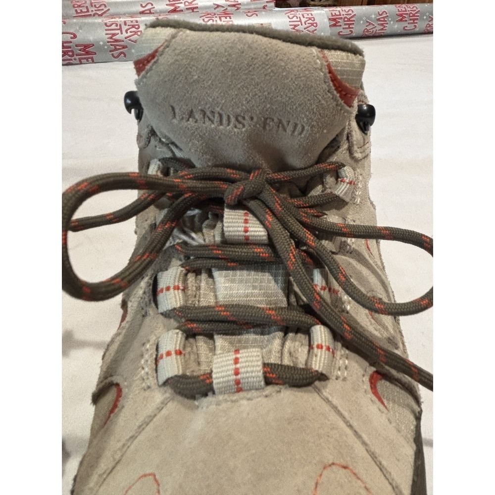 Lands End Womens Trekker Water Trail Hiking Boots Mesh Rubber Bungee Lacing Sz 9 - Picture 2 of 9